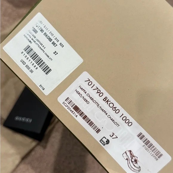 Gucci Black Quilted Leather women’s Loafers - Picture 6 of 10